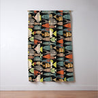 Fish Crowd No. 1 Window Curtain Gallery Image 3