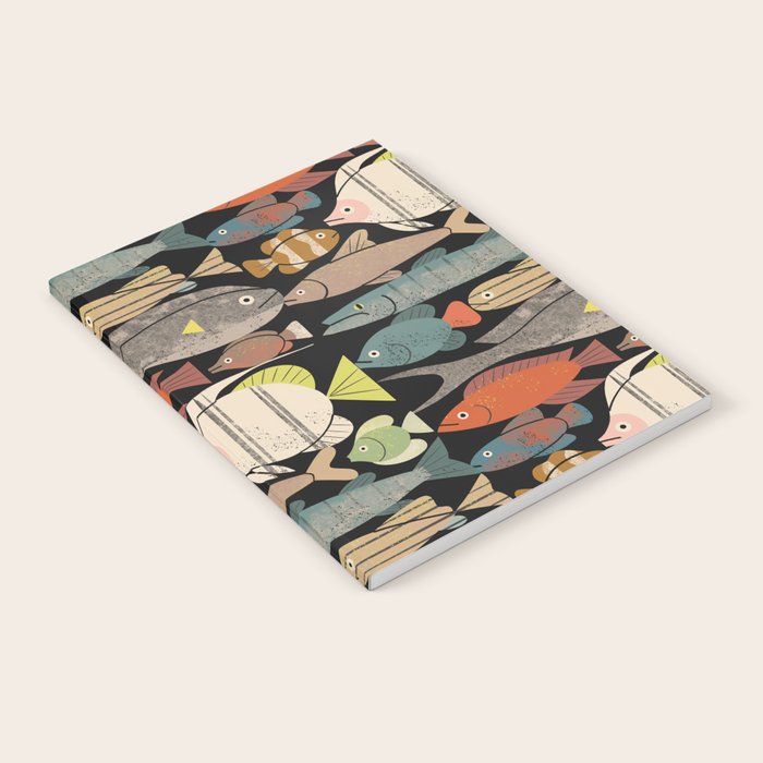 Fish Crowd No. 1 Notebook Gallery Image 1