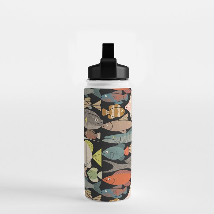 Fish Crowd No. 1 Water Bottle Gallery Image 2