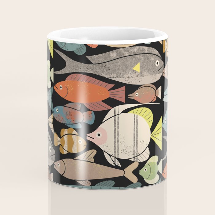 Fish Crowd No. 1 Coffee Mug Gallery Image 4