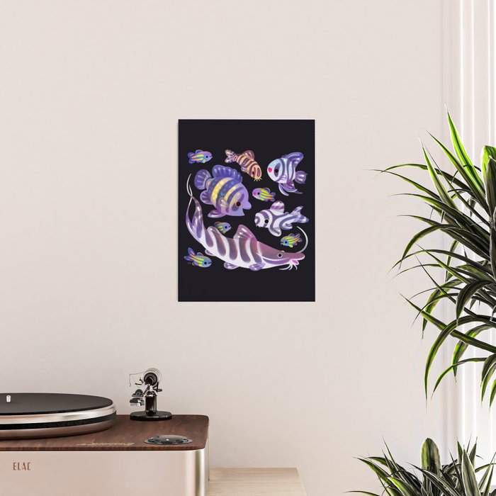 Zebras in freshwater Poster Gallery Image 2