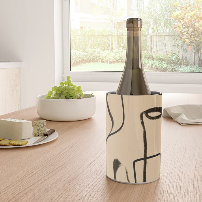 Abstract line art 133 Wine Chiller Gallery Image 4