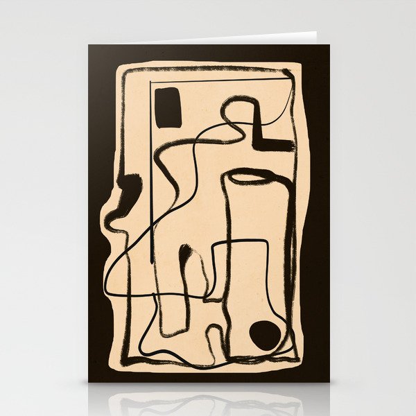 Abstract line art 133 Stationery Card Gallery Image 1