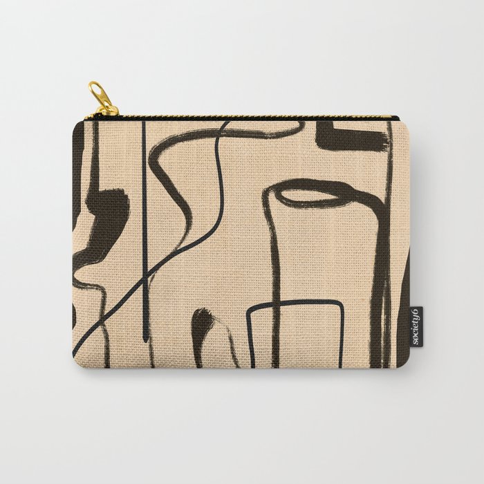 Abstract line art 133 Carry All Pouch Gallery Image 1