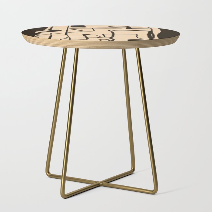 Abstract line art 133 Side Table Gallery Image 1