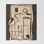 Abstract line art 133 Throw Blanket Gallery Image 2