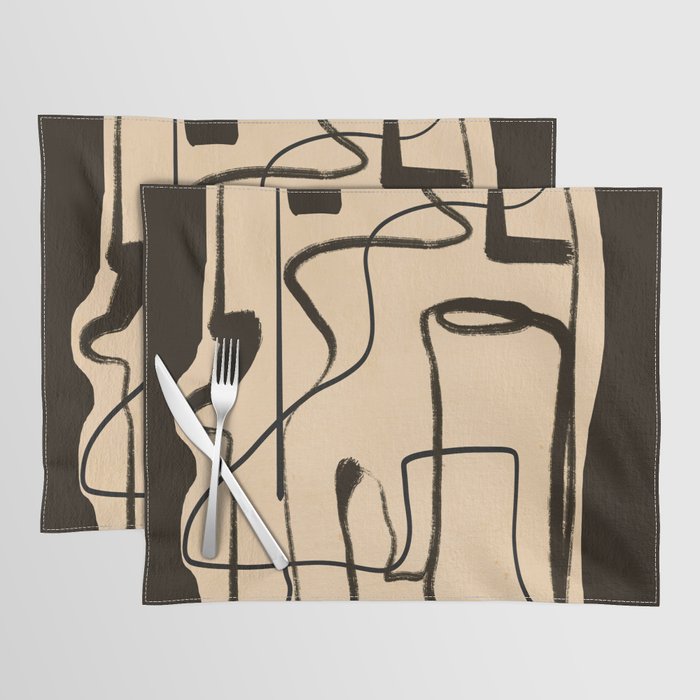 Abstract line art 133 Placemat Gallery Image 1