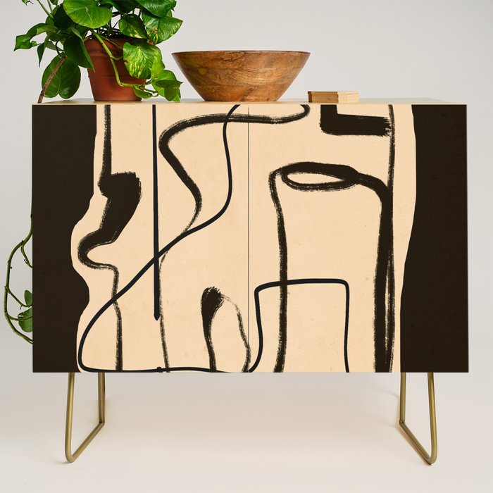 Abstract line art 133 Credenza Gallery Image 1
