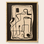 Abstract line art 133 Serving Tray Gallery Image 1