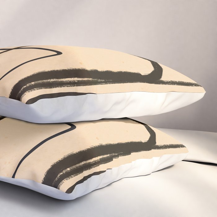 Abstract line art 133 Pillow Sham Gallery Image 3