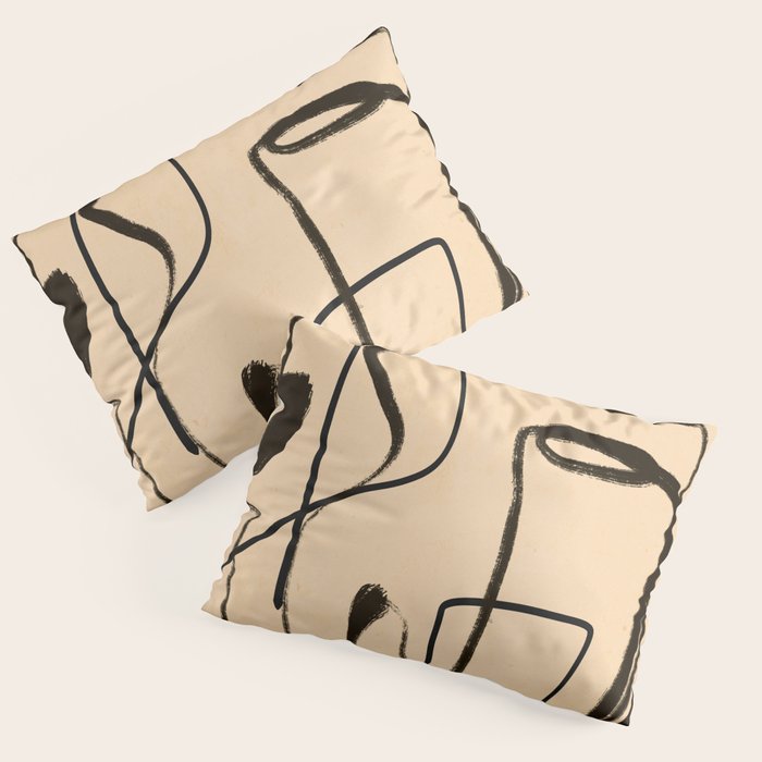 Abstract line art 133 Pillow Sham Gallery Image 1