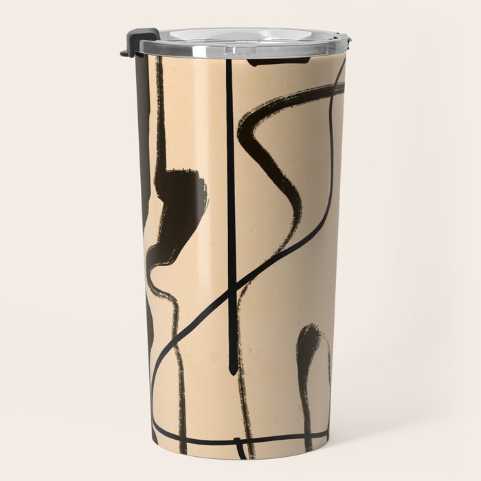Abstract line art 133 Travel Mug Gallery Image 3