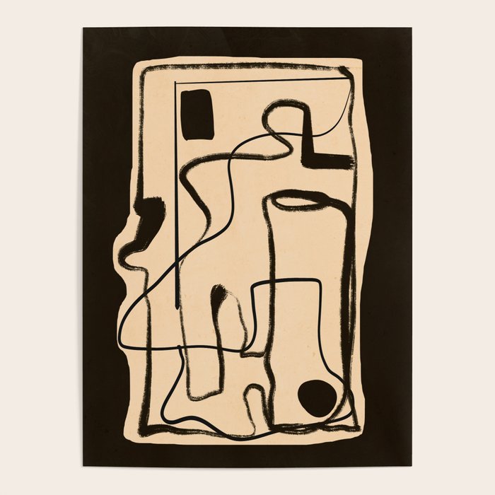 Abstract line art 133 Poster Gallery Image 1