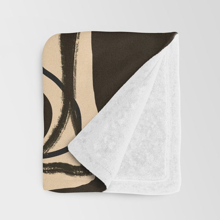 Abstract line art 133 Throw Blanket Gallery Image 3