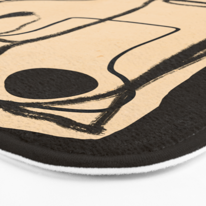 Abstract line art 133 Bath Mat Gallery Image 3