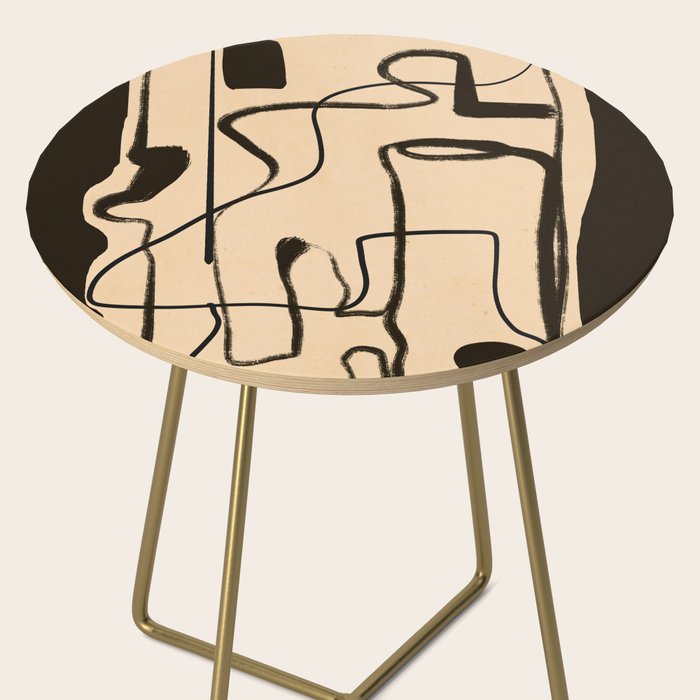 Abstract line art 133 Side Table Gallery Image 2