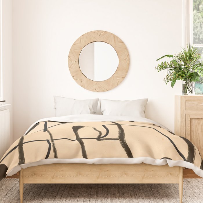Abstract line art 133 Duvet Cover Gallery Image 3