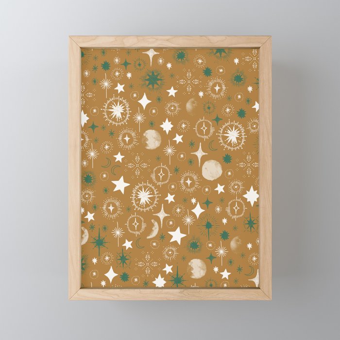 Stellar modern shapes A Mini Art Print Gallery Image 1