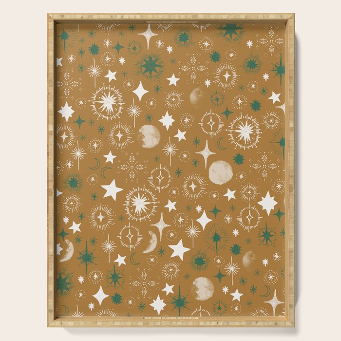 Stellar modern shapes A Serving Tray Gallery Image 1