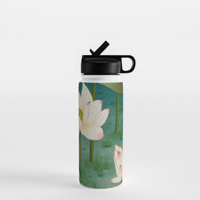 Lotus flowers A -  Minhwa-Korean traditional/folk art Water Bottle Gallery Image 1