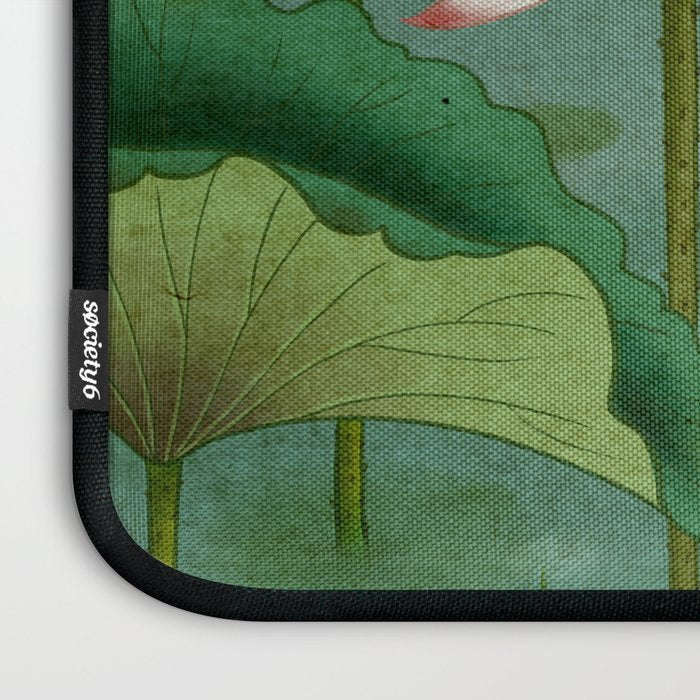 Lotus flowers A -  Minhwa-Korean traditional/folk art Laptop Sleeve Gallery Image 3