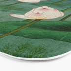 Lotus flowers A -  Minhwa-Korean traditional/folk art Bath Mat Gallery Image 3
