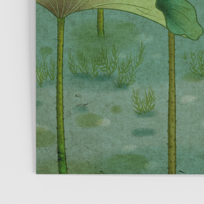 Lotus flowers A -  Minhwa-Korean traditional/folk art Poster Gallery Image 3