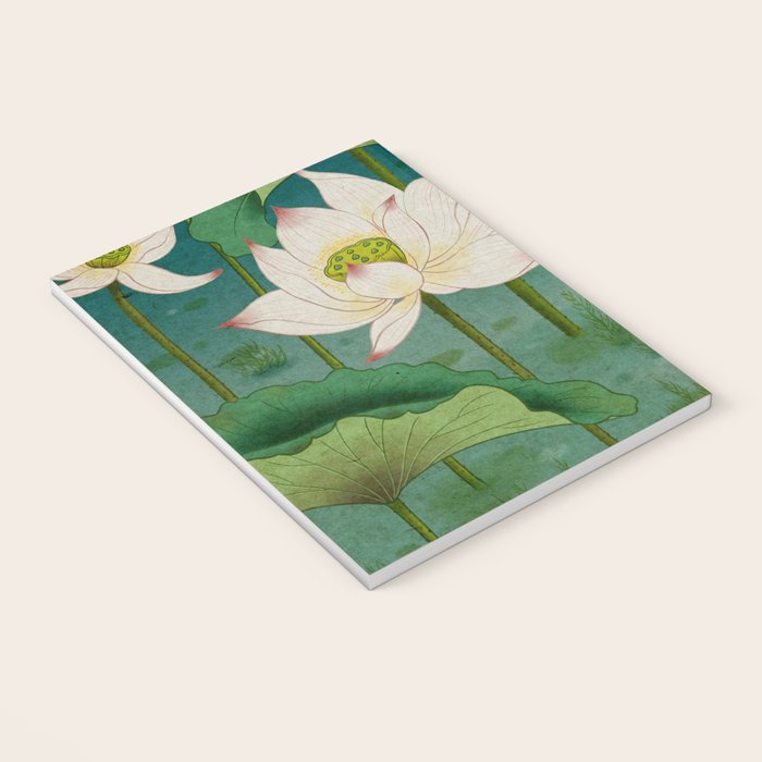 Lotus flowers A -  Minhwa-Korean traditional/folk art Notebook Gallery Image 3