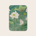 Lotus flowers A -  Minhwa-Korean traditional/folk art Bath Mat Gallery Image 1