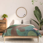 swimming otter Comforter Gallery Image 3