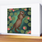 swimming otter Wall Mural Gallery Image 2