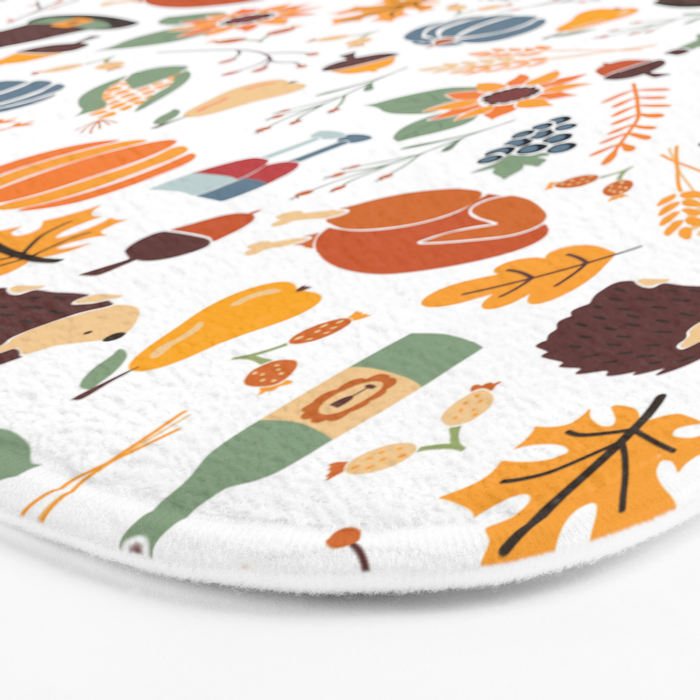 Thanksgiving Celebration Bath Mat Gallery Image 3
