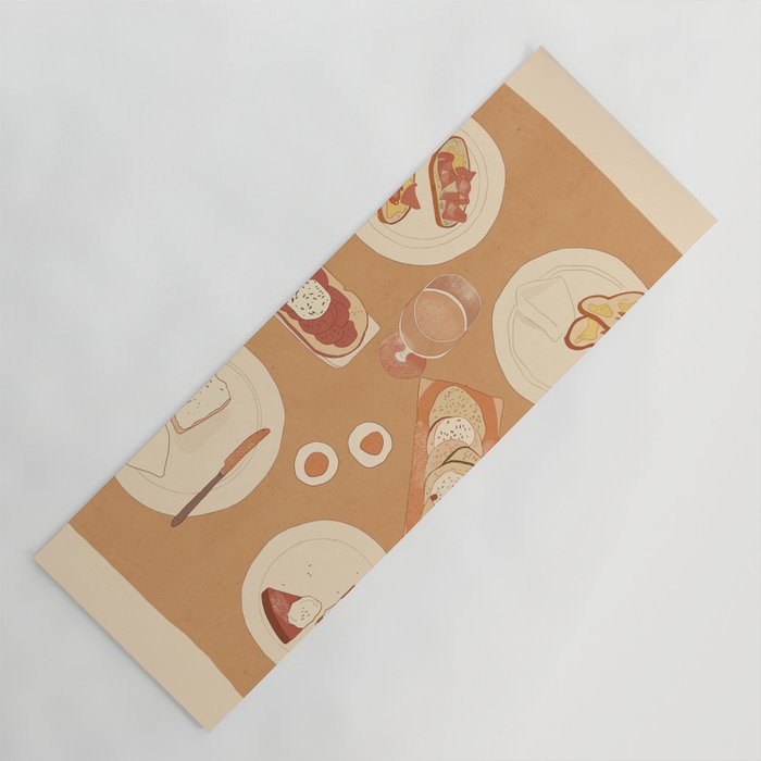 Breakfast Yoga Mat Gallery Image 1