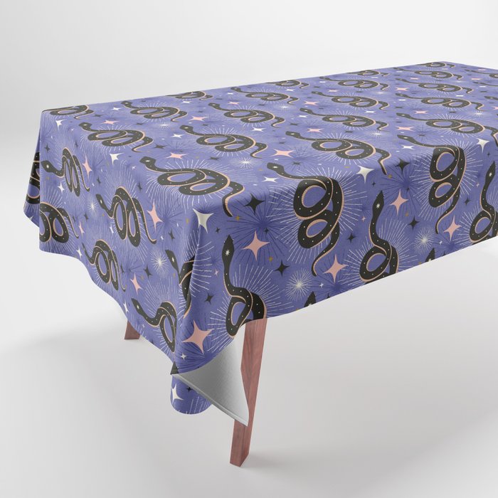 Slither Through The Stars Very Peri Tablecloth Gallery Image 1