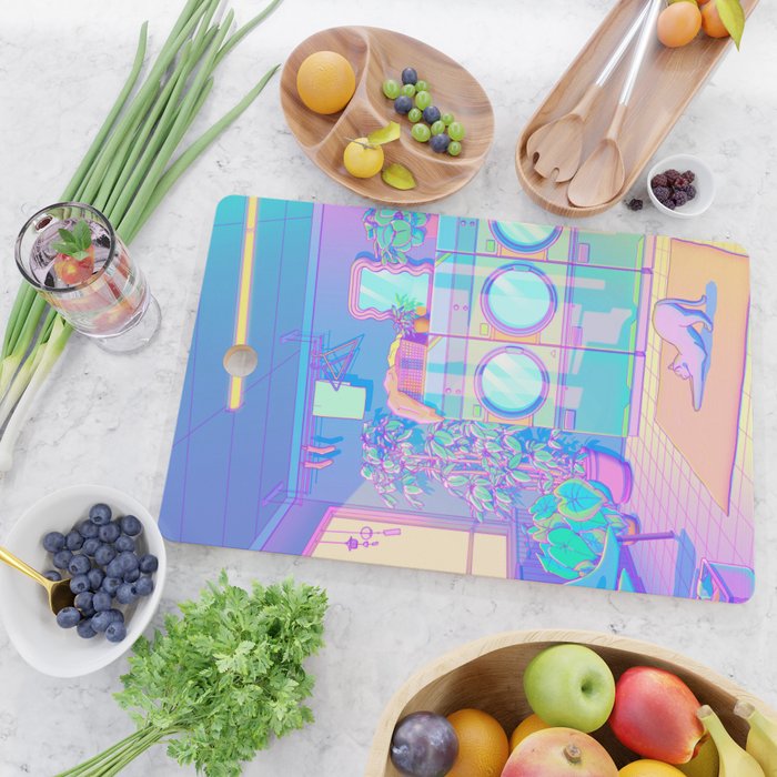 Laundry Blues Cutting Board Gallery Image 2