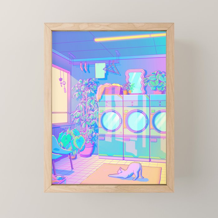 Laundry Blues Mini Art Print Gallery Image 1