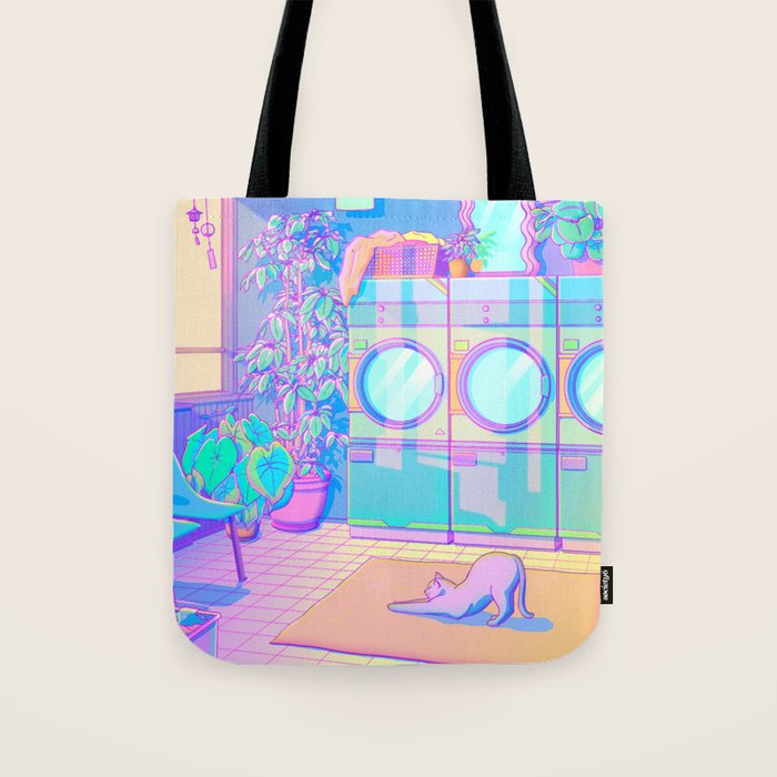 Laundry Blues Tote Bag