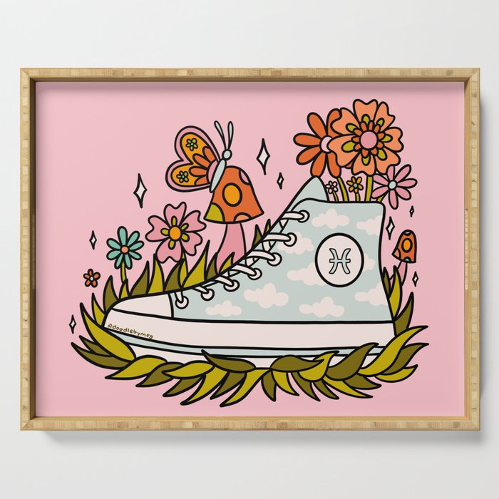 Pisces Sneaker Serving Tray Gallery Image 1