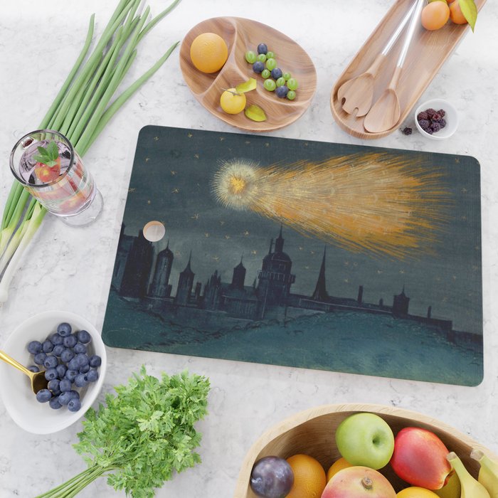 Augsburg miracle drawing book Book Of Miracles Comet Cutting Board Gallery Image 2