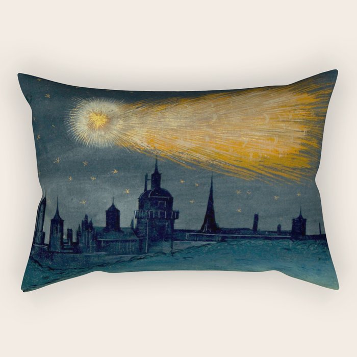 Augsburg miracle drawing book Book Of Miracles Comet Rectangular Pillow Gallery Image 1