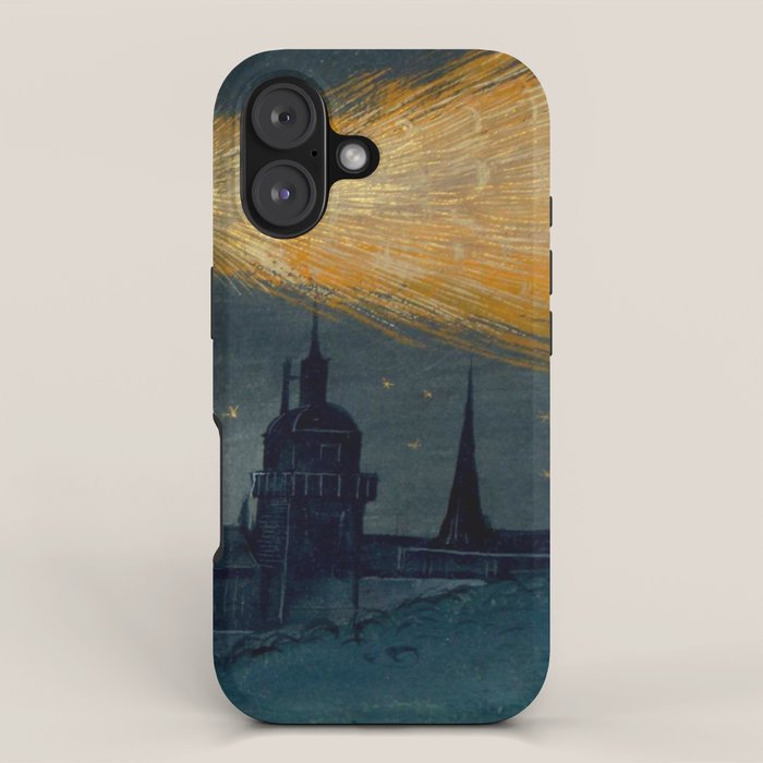 Augsburg miracle drawing book Book Of Miracles Comet iPhone Case Gallery Image 1