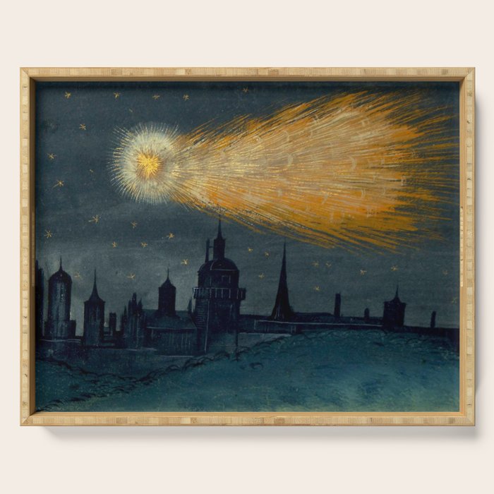 Augsburg miracle drawing book Book Of Miracles Comet Serving Tray Gallery Image 1