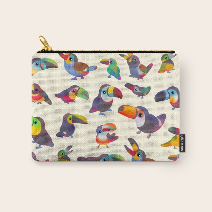Toucan - pastel Carry All Pouch Gallery Image 1