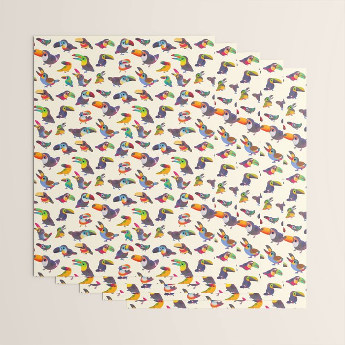 Toucan - pastel Wrapping Paper Gallery Image 3
