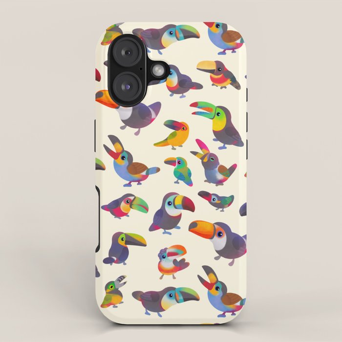 Toucan - pastel iPhone Case Gallery Image 1