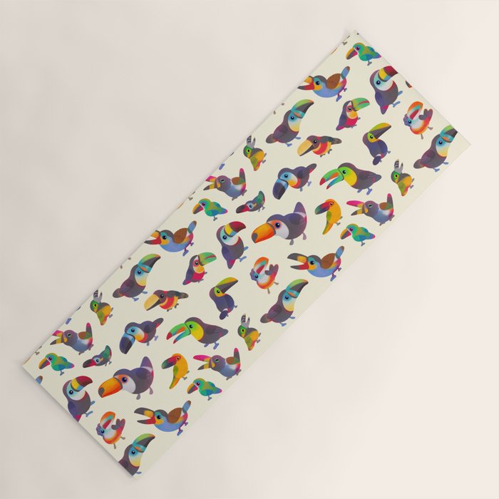 Toucan - pastel Yoga Mat Gallery Image 1