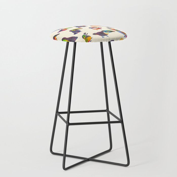 Toucan - pastel Stool Gallery Image 1