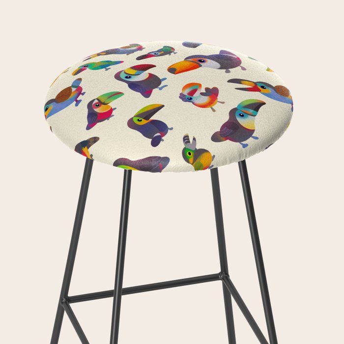 Toucan - pastel Stool Gallery Image 2