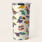 Toucan - pastel Travel Mug Gallery Image 1