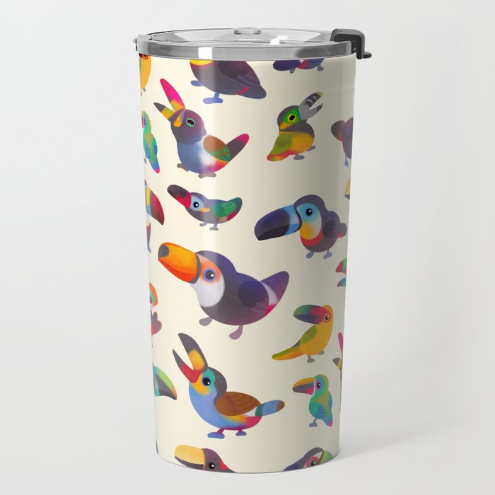 Toucan - pastel Travel Mug Gallery Image 2